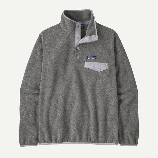 Patagonia Womens Lightweight Synch Snap-T Pullover nickel w/permafrost purple