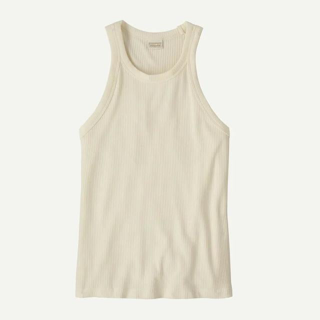 Patagonia Womens Rib Knit Tank White