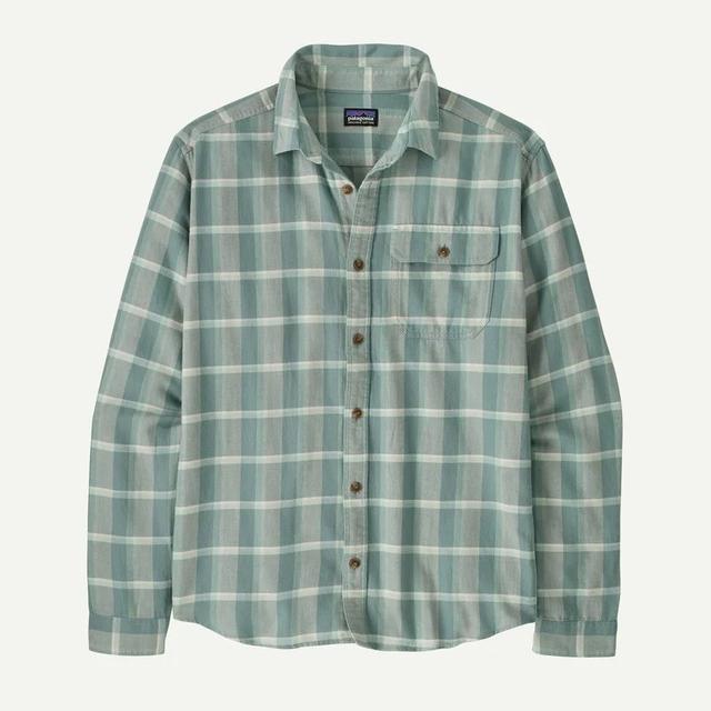 Patagonia Mens Lightweight Fjord Flannel Shirt marine layer: blue sage