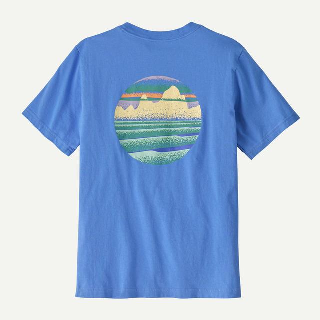 Patagonia Skyline Stencil T-shirt Abundant Blue