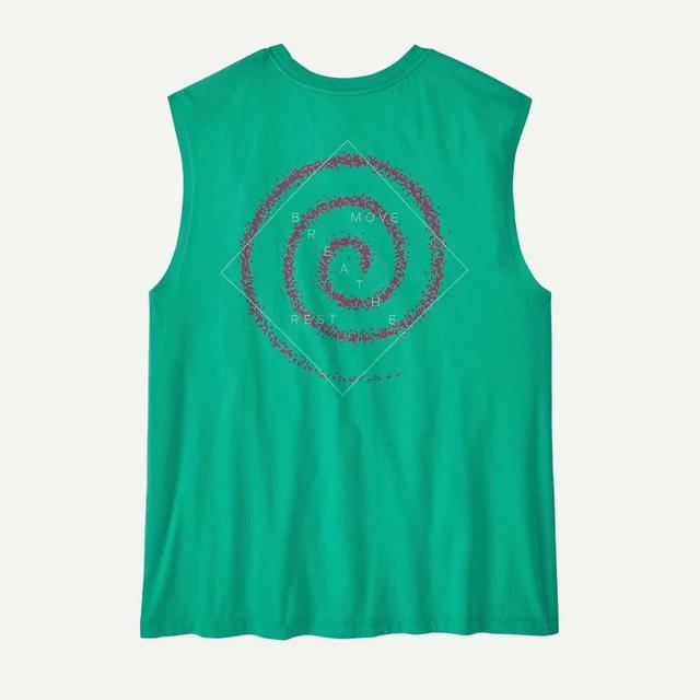 Patagonia Womens Multi-pitch Boxy Tank Aqua Stone