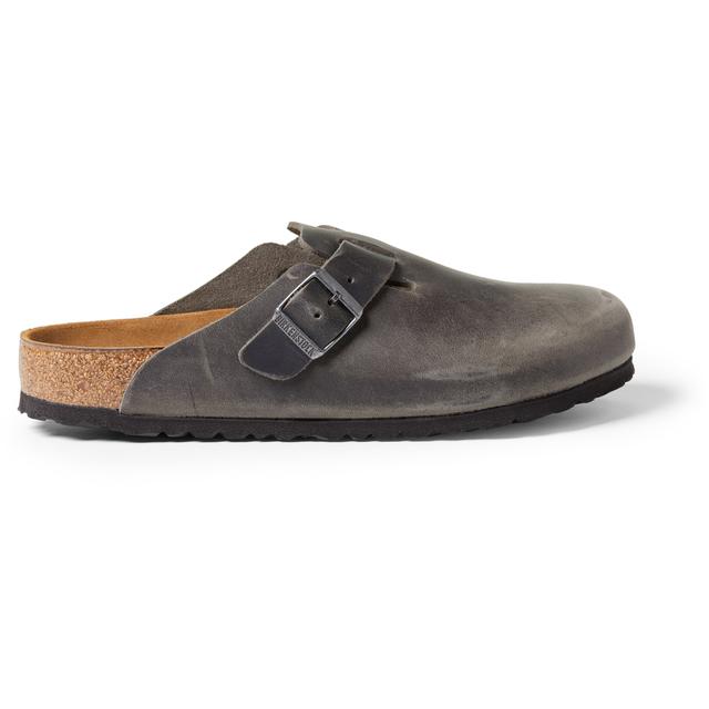 Birkenstock Boston Soft Footbed Clogs Gray 4 Iron
