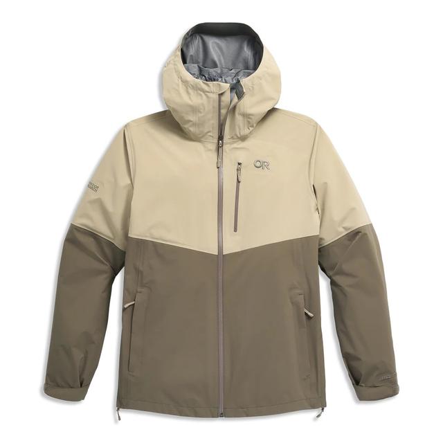 Outdoor Research Foray 3l Rain Jacket Pro Khaki/Gravel