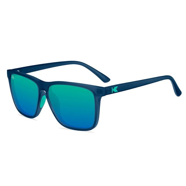 Knockaround Wm Phoenix Open Fast Lanes Sport Sunglasses Rubberized Navy / Mint Fast Lanes Sport