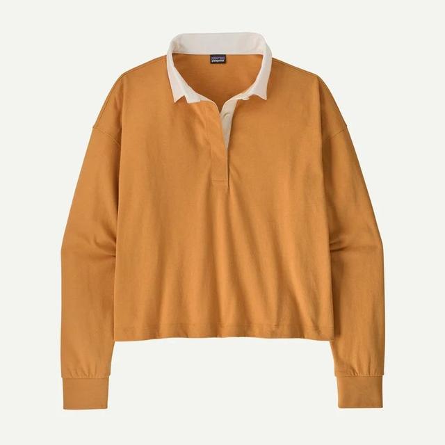 Patagonia Womens Long Sleeve Rugby Shirt dried mango