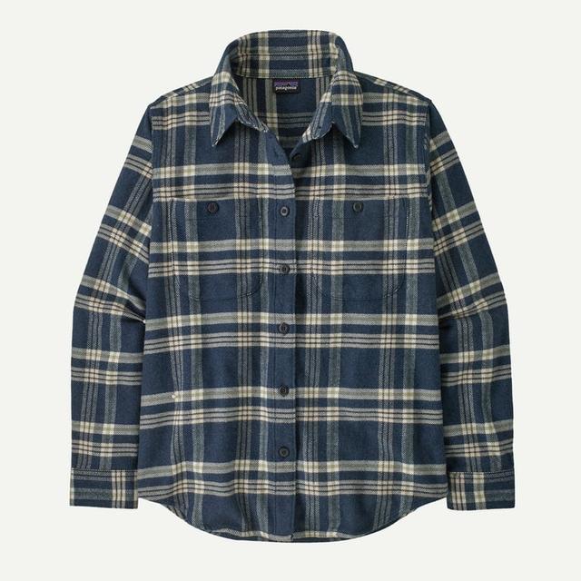 Patagonia Womens Fjord Flannel Shirt old spruce: sunken blue
