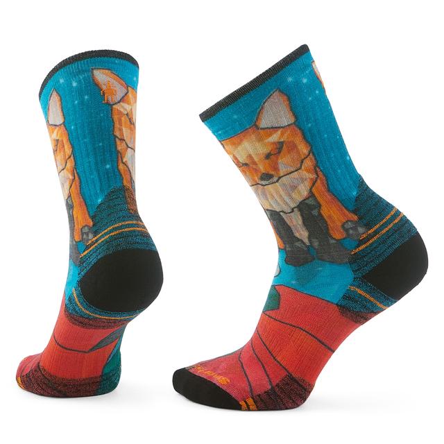 Smartwool Sw W Hike Tc Geo Fox Print Crew Socks Capri