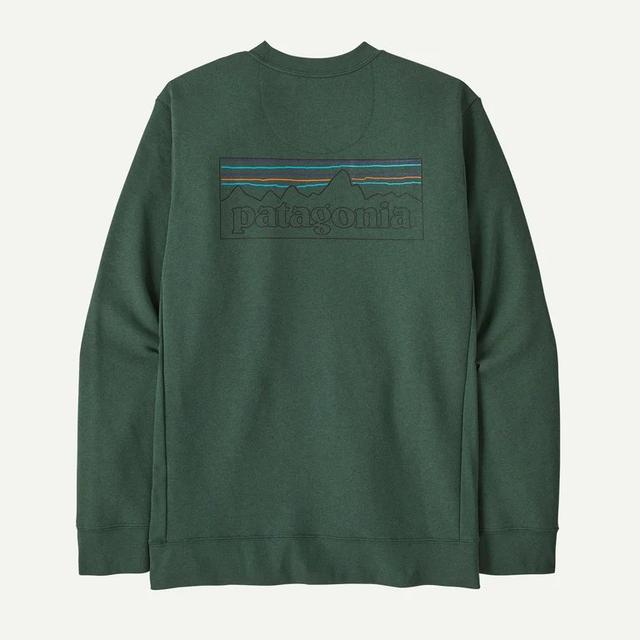 Patagonia Unisex P-6 Logo Uprisal Crew Sweatshirt p-6 outline: canopy green