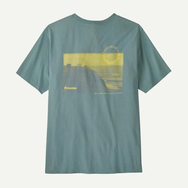 Patagonia Mens Water People Spotter T-shirt Blue Sage