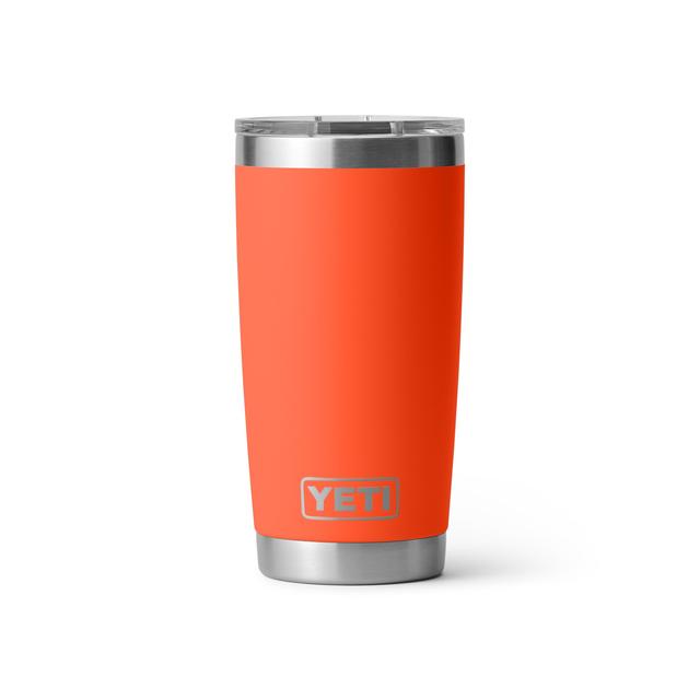 Yeti Rambler 20oz Tumbler Magslider Lid Papaya