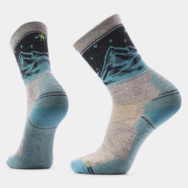 Smartwool Hike Valley View Crew Socks Taupe - Natural Marl