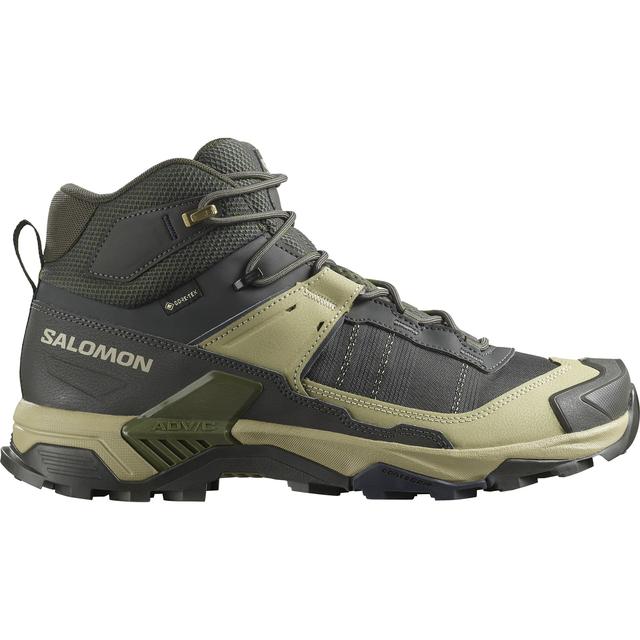 Salomon X Ultra 5 Mid Gore-tex Peat / Gray Green / Blue Nights