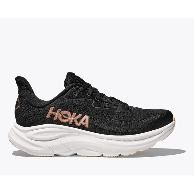Hoka Womens Clifton 10 Black/Rose Gold