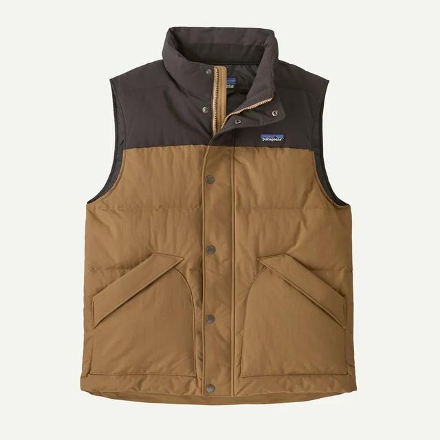Patagonia Mens Pat M Downdrift Vest Coriander Brown