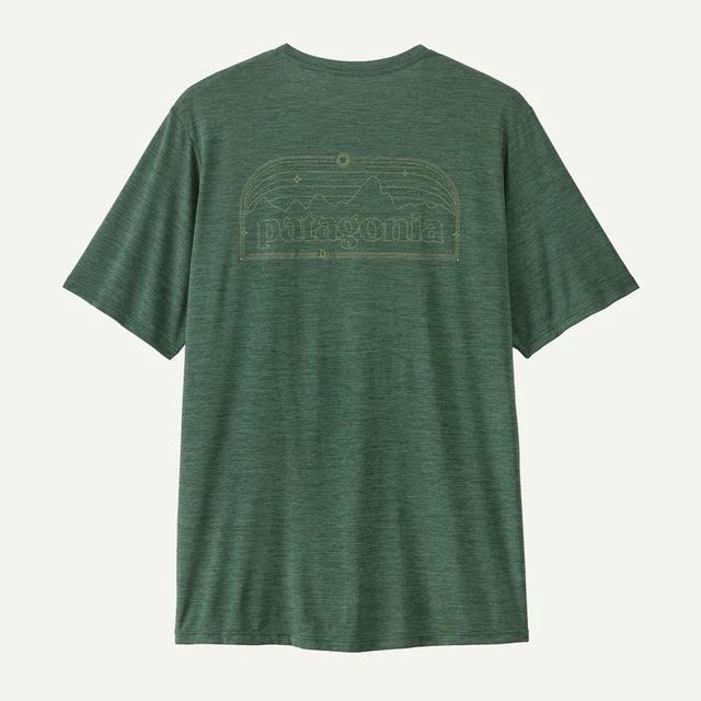 Patagonia Mens Cool Cap Daily Graphic Shirt p-6 cosmos: canopy green/light canopy green x-dye