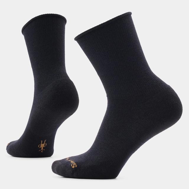 Smartwool Everyday Roll Top Crew Socks Black