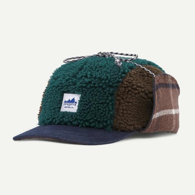 Patagonia Mens Range Earflap Cap cascade green