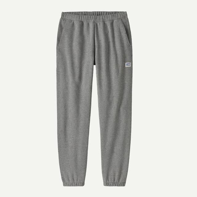 Patagonia Mens Pat M Shop Sticker Uprisal Sweatpants Gravel Heather
