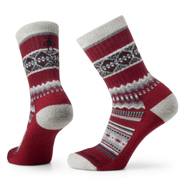 Smartwool Sw W Everyday Snowed In Sweater Crew Tibetan Red