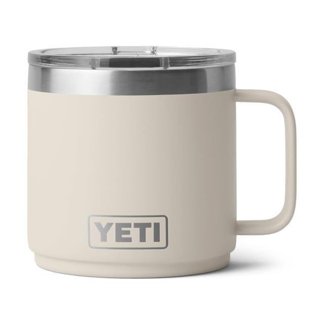Yeti Rambler 14oz Ceramic Mug Magslider Lid Cape Taupe