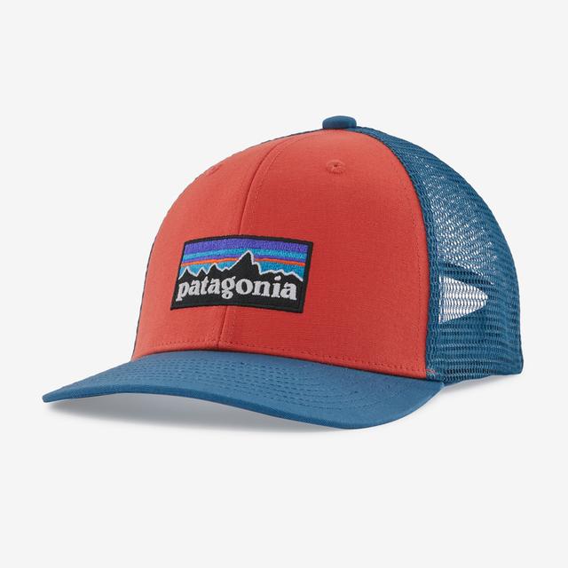 Patagonia Pat K Trucker Hat P-6 Logo: Sumac Red