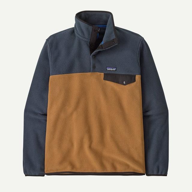 Patagonia Mens Lightweight Synch Snap-T Pullover deer brown