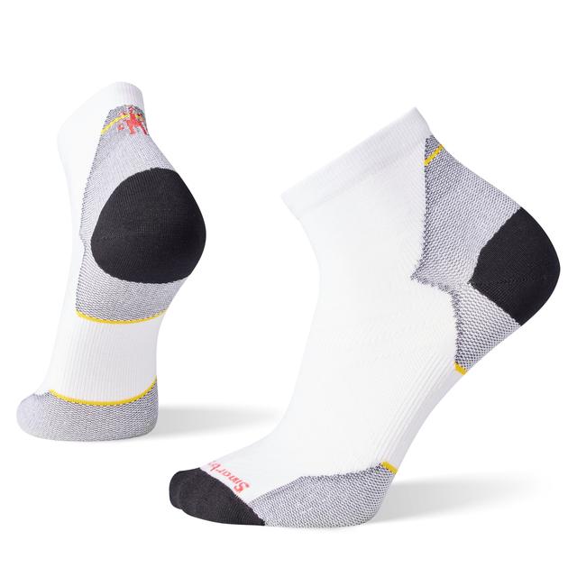 Smartwool Unisex Run Ankle Socks White