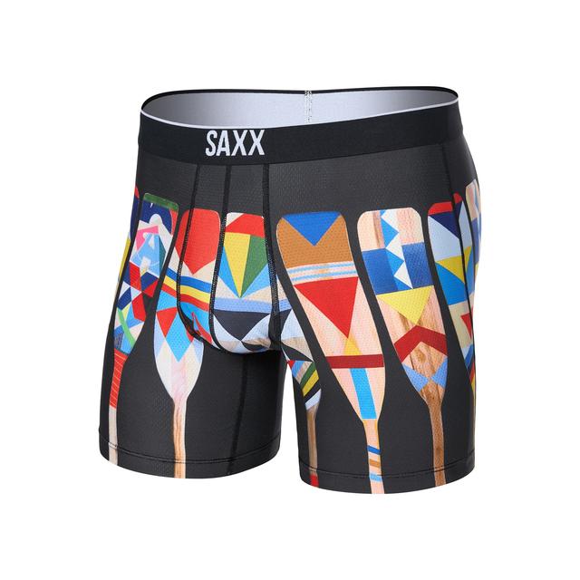 Saxx Volt Breathable Mesh Boxer Briefs Big Oartiz-Black