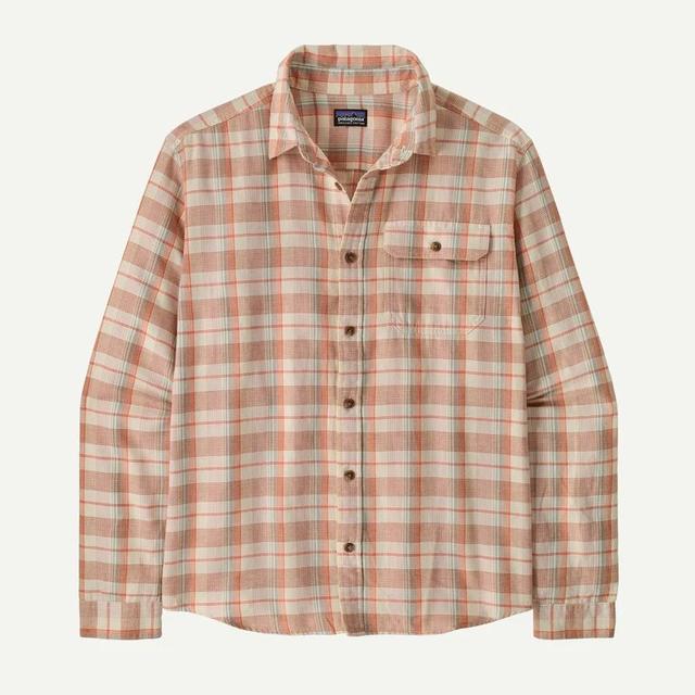Patagonia Mens Lightweight Fjord Flannel Shirt handmade: natural