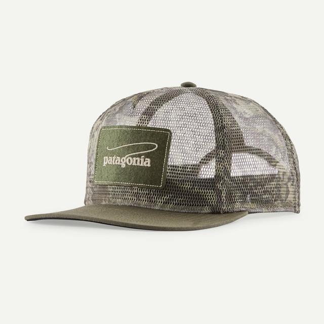 Patagonia Breezefarer Cap casting logo: splashing seas wing grey