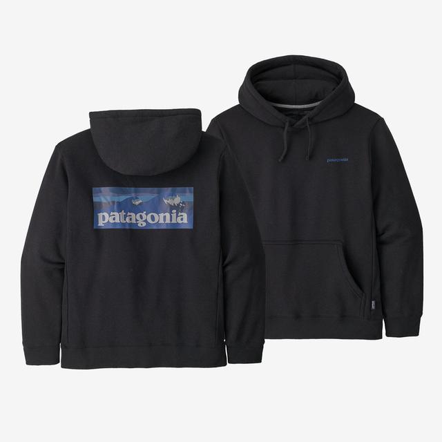 Patagonia Mens Pat M Boardshort Logo Uprisal Hoody Rusty Red