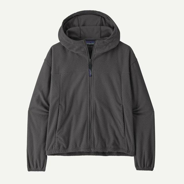 Patagonia Womens Textured Fleece Hoody forge grey