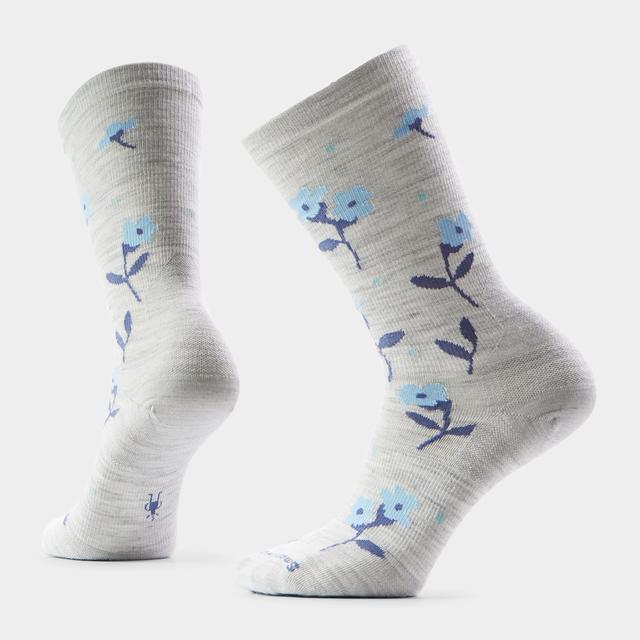 Smartwool Mens Sw W Everyday Garden Gala Crew Socks Ash
