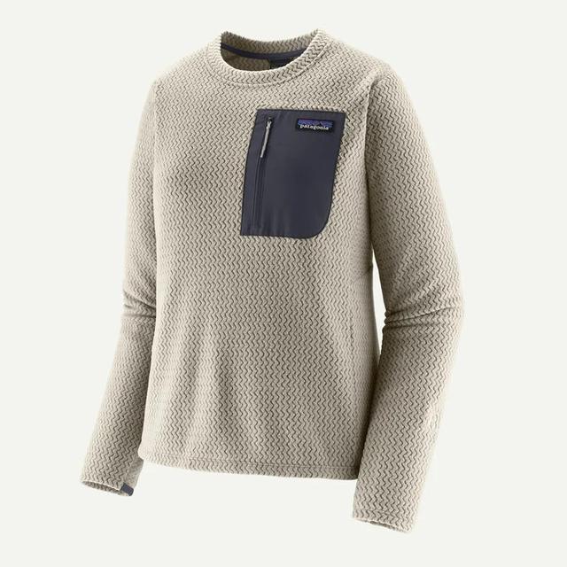 Patagonia Womens R1 Air Crew birch white