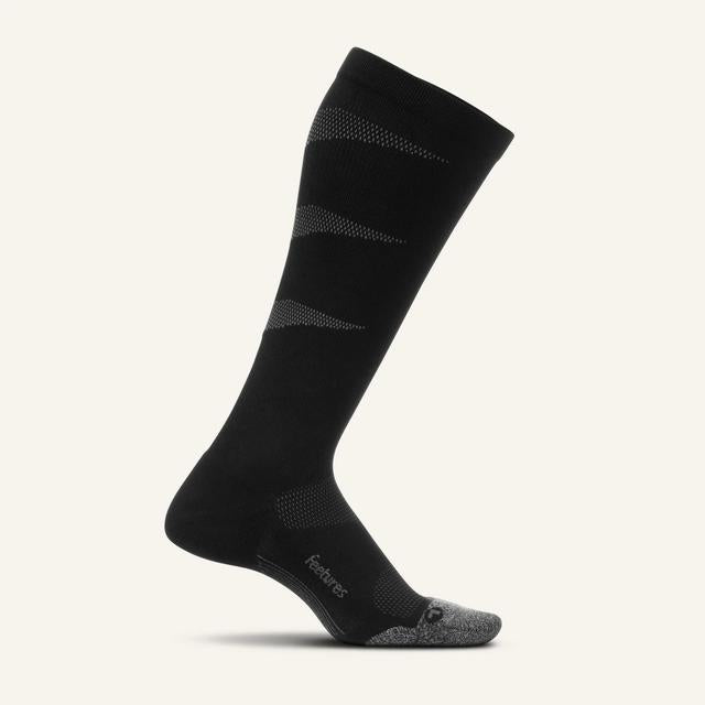 Feetures Graduated Compression Light Cushion Knee High Black