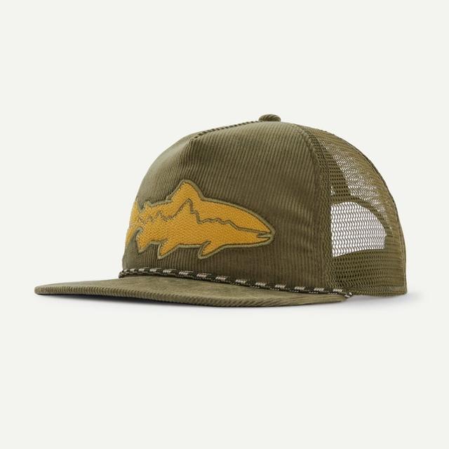 Patagonia Fly Catcher Hat Fitz Roy Trout: Tent Green