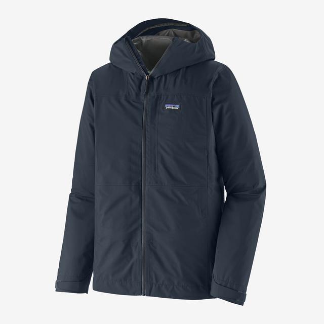 Patagonia Pat M Boulder Fork Rain Jkt Smolder Blue