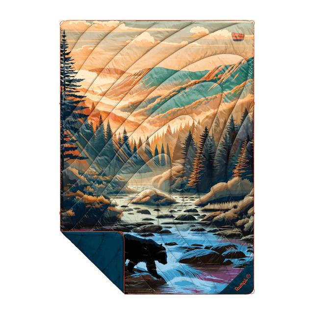 Rumpl Original Puffy Blanket - Great Smoky National Park Great Smoky Mtn Nat Park Bear