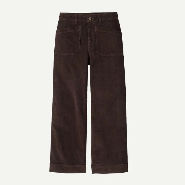 Patagonia Womens Wide Leg Cord Pants den brown
