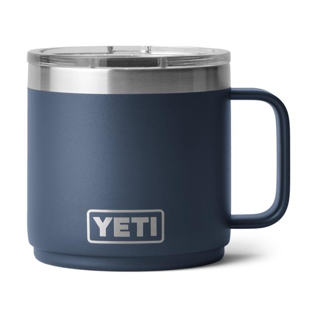 Yeti Rambler 14oz Ceramic Mug Magslider Lid Navy