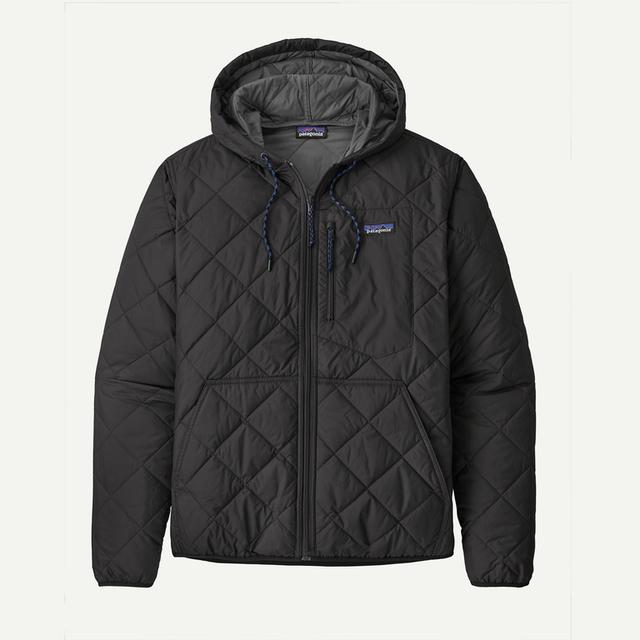 Patagonia Diamond Quilted Bomber Hoody Black