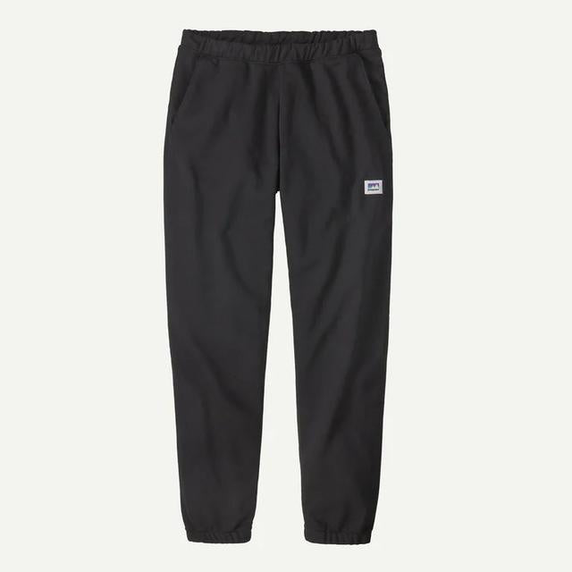 Patagonia Mens Pat M Shop Sticker Uprisal Sweatpants Black