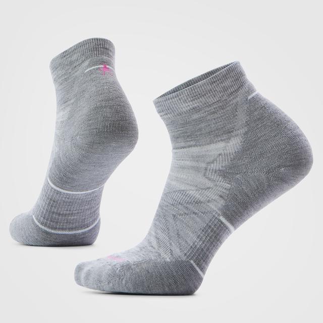 Smartwool Womens Performance Run Targeted Cushion Ankle Light Gray/White