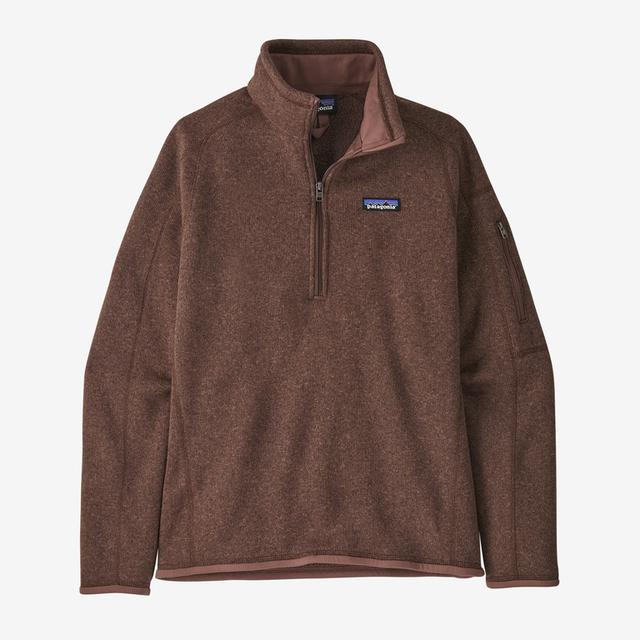 Patagonia Womens Better Sweater Quarter Zip Dulse Mauve