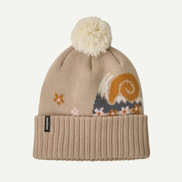 Patagonia Powder Town Beanie natures pace knit: dark natural