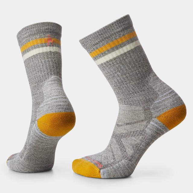 Smartwool Hike Tube Stripe Crew Socks Taupe-Natural Marl