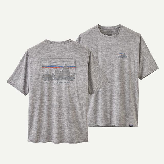 Patagonia Pat M Cool Cap Daily Graphic Shirt 73 Skyline: Feather Grey