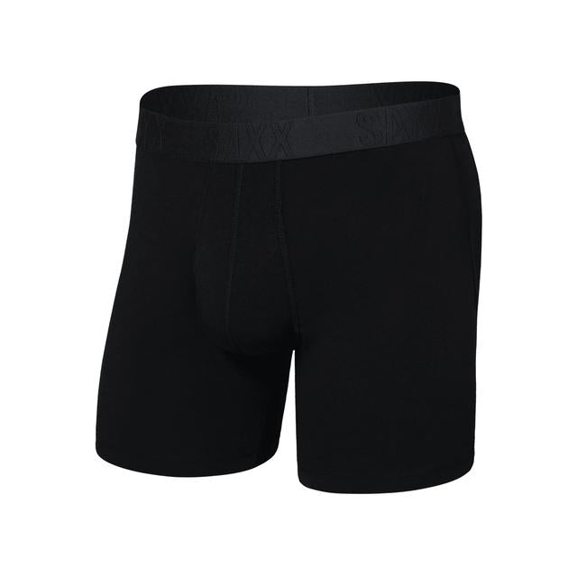 Saxx Droptemp Cooling Cotton Boxer Briefs Black