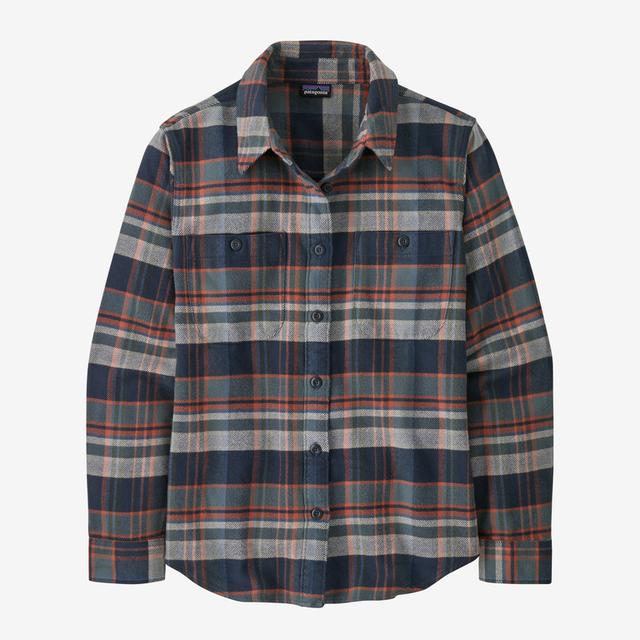 Patagonia Pat W Fjord Flannel Shirt Adventurer: Smolder Blue