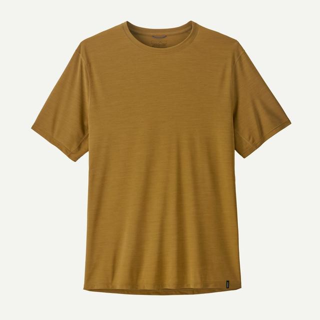 Patagonia Mens Pat M Cap Cool Ultra Shirt Bobcat Brown/Light Bobcat Brown X-Dye